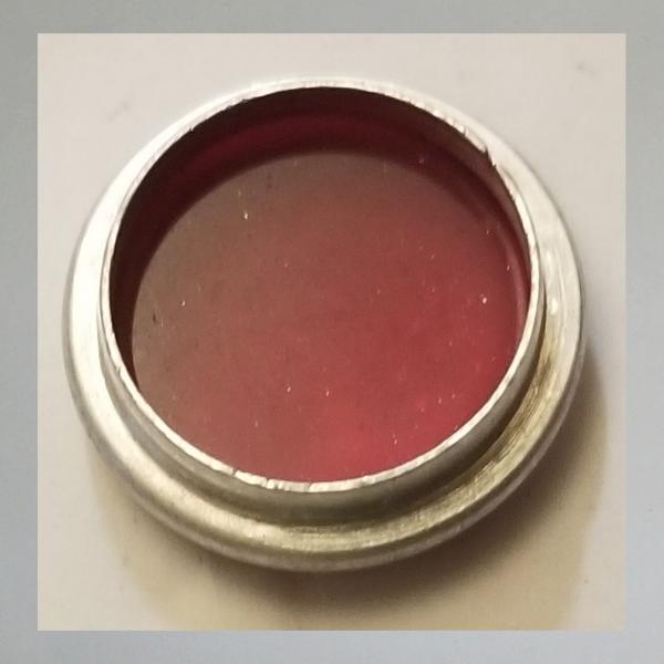 Glas für Generatorleuchte rot Durchmesser 15,5mm