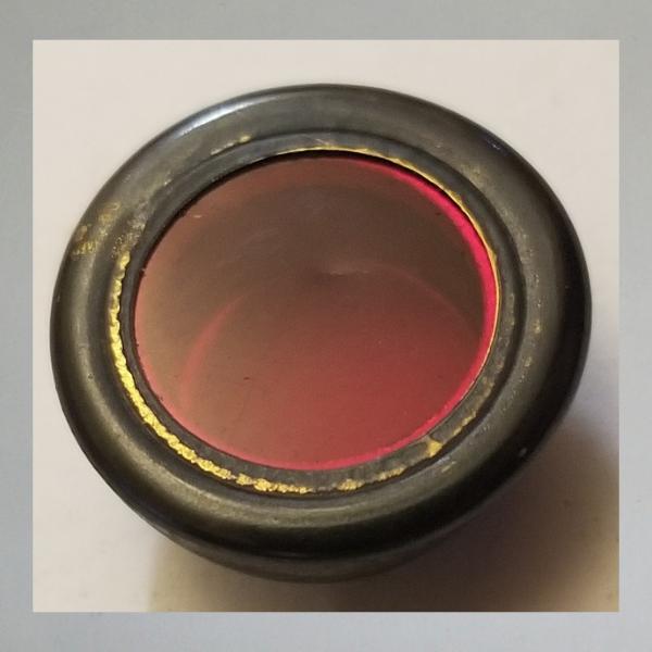 Glas für Generatorleuchte rot Typ "WH" Durchmesser 11mm