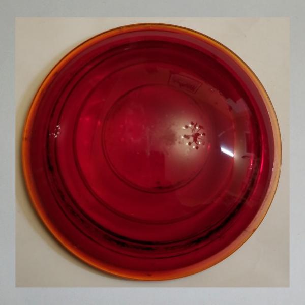 1 Glas Rücklichtglas Traktor, LKW, Baustellenlampe Durchmesser 94mm