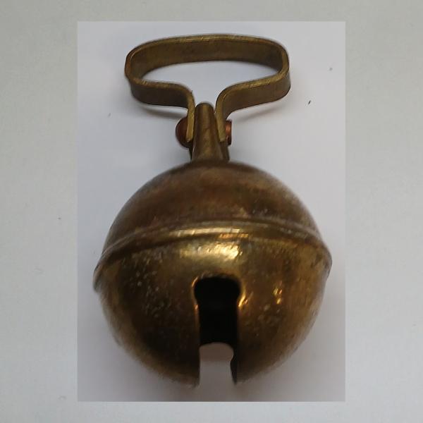 Glocke Klingel Glöckchen fürs Fahrrad Hochrad Messing, original