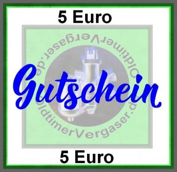 Geschenk-Gutschein: 5 Euro