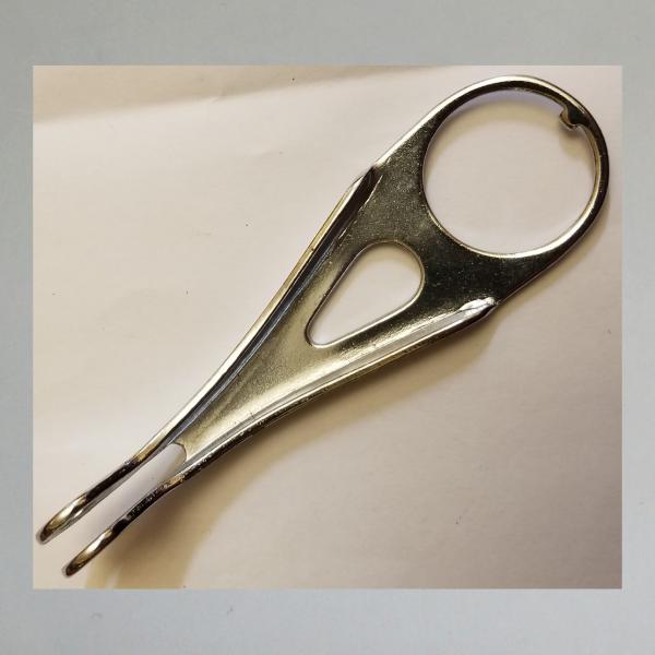 Preview: 5x Lampenhalter für Frontlampe Scheinwerfer Fahrrad universal passend, verchromt