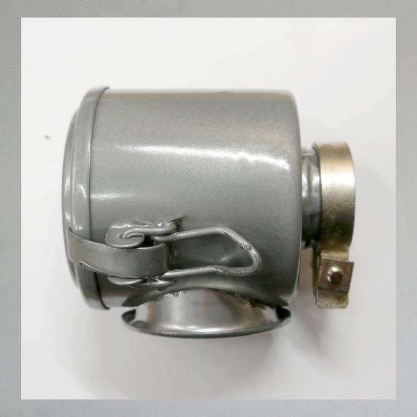 Preview: Knecht Blech-Luftfilter für Heinkel Tourist Roller: Kleine Ansaugöffnung, Steckanschluss 35mm---neu beschichtet---