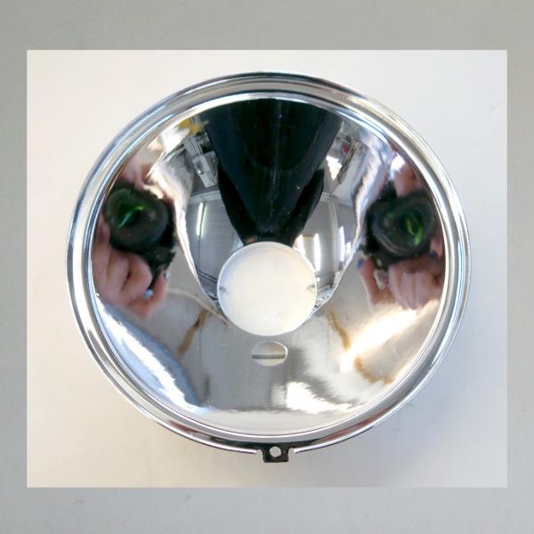 Reflektor für Lichtaustritt 130mm, Hella---Originalteil, NEU, OVP---zB für Zündapp Bella, viele 125er und DKW RT 125-175