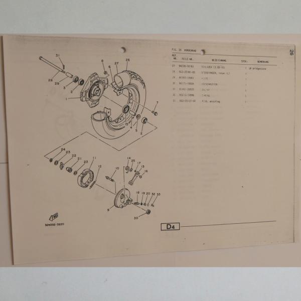 Preview: Hercules - Ersatzteile-Liste Nr. 980 008 02 67 für Motorroller City CV 50, Kopie