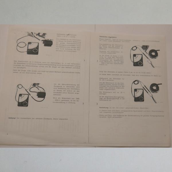 Preview: Hercules - SMD-Mitteilung Nr. 8/1972 kontaktloser Magnetzünder-Generator für Fahrzeugmotoren Sachs 50 S, Kopie