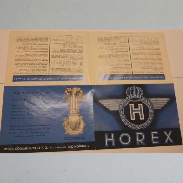 Horex - T5, T6, S5, S6 Werbung Broschüre Flyer, Faksimile 1990 Archiv-Verlag