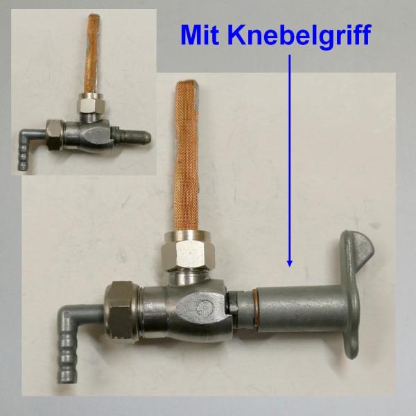 Everbest Benzinhahn (Zeppelinhahn) für DKW-Zweirad Union Hummel/ Hummel Super/ Superhummel usw (mit Knebelgriff)