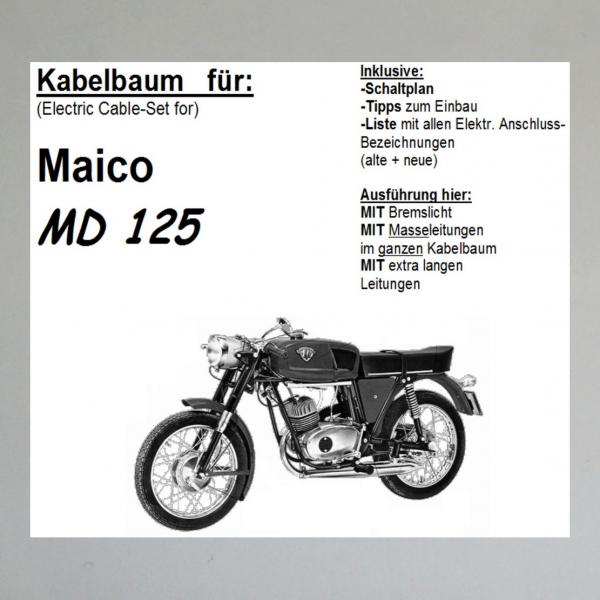 Kabelbaum/ Kabelsatz/ Leitungssatz Maico MD 125