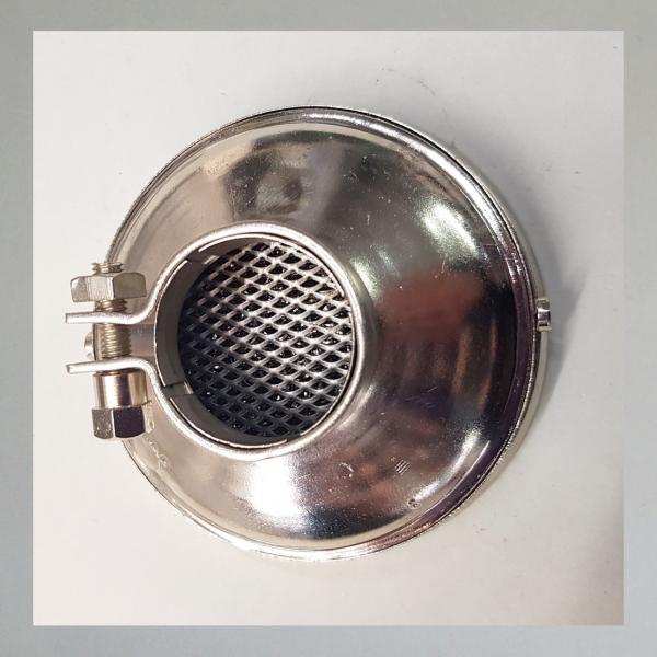 Preview: KNECHT "Spinnennetz" Luftfilter offen, Anschluss: 35mm, Aussendurchmesser 92mm, original, 30er Jahre Ausführung---Zerlegbar!!---