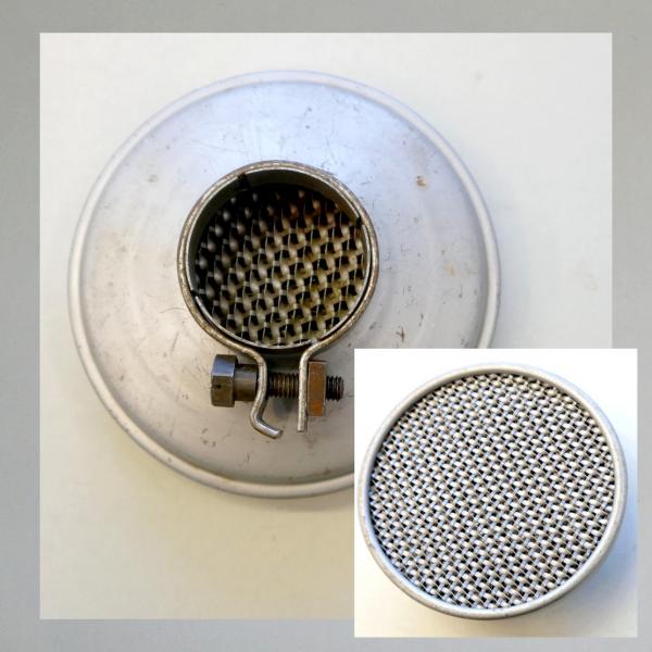 KNECHT Blech-Luftfilter, offen, einfache Ausführung, Steckanschluss 40mm/ Aussendurchmesser 112mm---original NEU---
