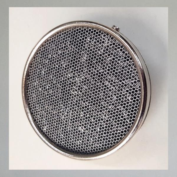 Preview: KNECHT Blech-Luftfilter, offen, einfache Ausführung, Steckanschluss 40mm/ Aussendurchmesser 112mm---Umbau auf Zerlegbarkeit---