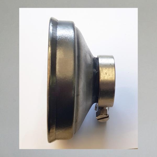 KNECHT Luftfilter offen, Anschluss: 35mm, Aussendurchmesser 92mm, original, 40er Jahre Ausführung--Eisen blank---