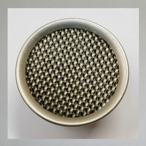 KNECHT Luftfilter offen, Anschluss: 35mm, Aussendurchmesser 92mm, original, 40er Jahre Ausführung---neu vernickelt---