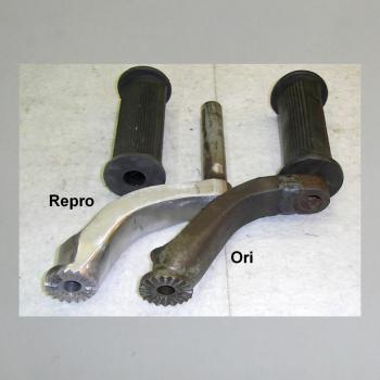 Fahrer-Fussraste für Victoria KR35B, KR35G, KR35S---Repro---