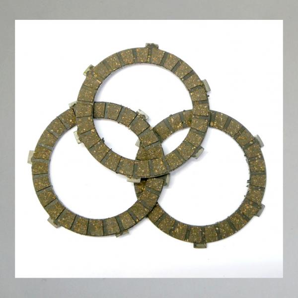 Kupplungsscheibe für NSU Quickly und Puch 50ccm, Reibbelag auf Stahl---Repro---