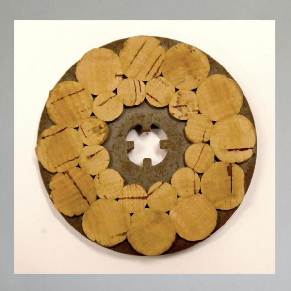 Kupplungsscheibe für Sachs 74 Motoren, neu belegt und geschliffen