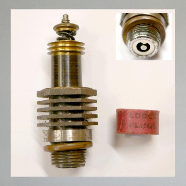 Glimmerkerze, Glimmerzündkerze, Zündkerze von LODGE, 20er jahre, TOP Zustand, NEU