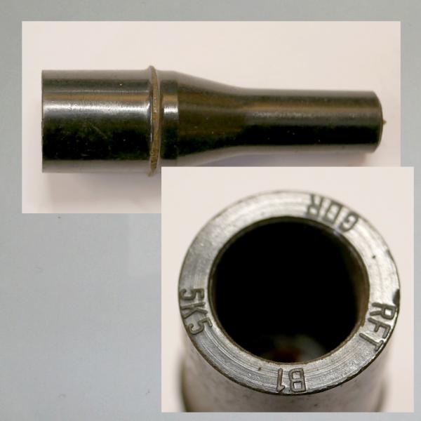 Zündkerzenstecker/ Kerzenstecker DDR, gerade, für M14/ M18 Kerzen---Ori. Neu---