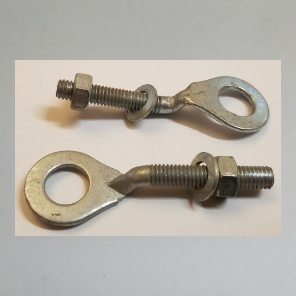 2x Kettenspanner für Fahrrad, Mofa, Moped, 98er Durchmesser 11mm