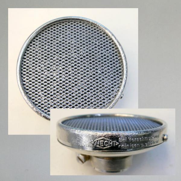 KNECHT Blech-Luftfilter, offen, einfache Ausführung, Steckanschluss 40mm/ Aussendurchmesser 112mm---Umbau auf Zerlegbarkeit---
