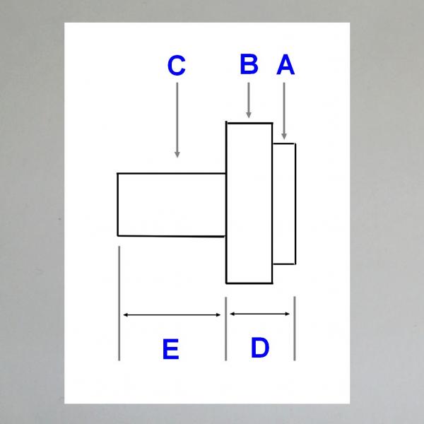 Unterbecher/ Zündkontakte/ Zündunterbrecher: Kontaktplättchen zum Vernieten a. Wolfram---Orig. NEU---