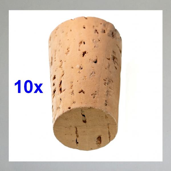 10 Stück Kupplungskork, Konuskork, Durchmesser 11x14mm