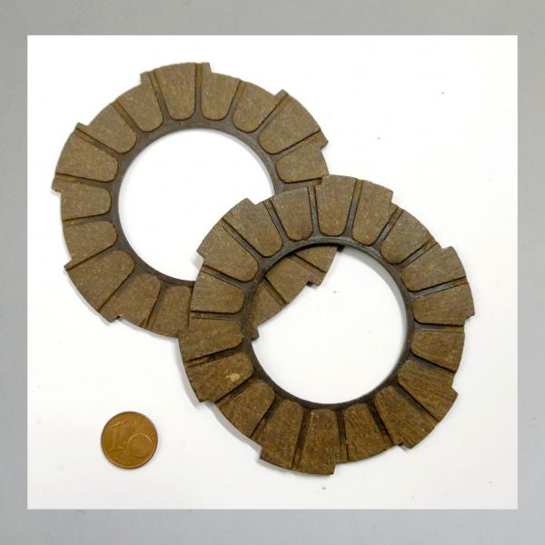 Kupplungsscheibe für Kreidler J50, J51 (Junior, Amazone?), Reibscheibe (Voll-Bakelit---Volltragend)---Original NEU---