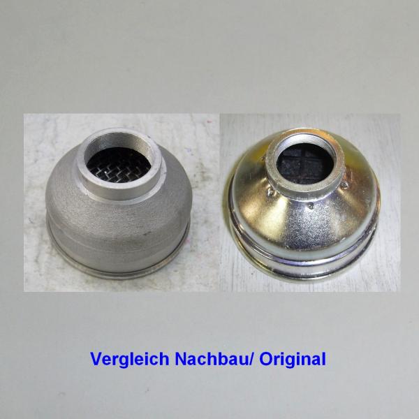 Luftfilter, neu, zentrisch, Gewinde-Anschluss M30x1, Nachbau Knecht "Spinnennetz-Design"
