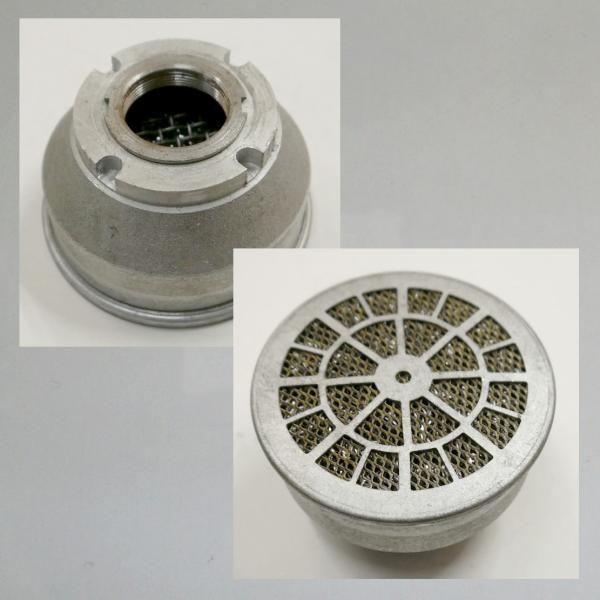 Luftfilter klein, neu, zentrisch, Knecht Nachbau "Spinnennetz"-Design - Gewinde-Anschluss M27x1---1-1/16 Zoll/ inch