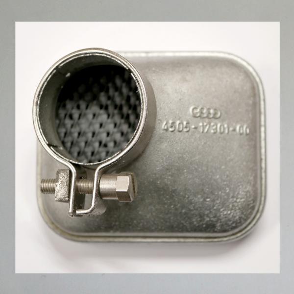 Knecht Blech-Luftfilter für DKW  RT175 und RT200/2, offen, Steckanschluss 40mm---neu verzinkt---