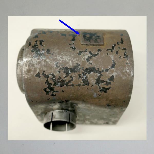 Preview: Luftfilter für Zündapp vermutlich S-modelle oder Trophy 175, 200, 201, 250, 251---original, mittlerer Zustand---