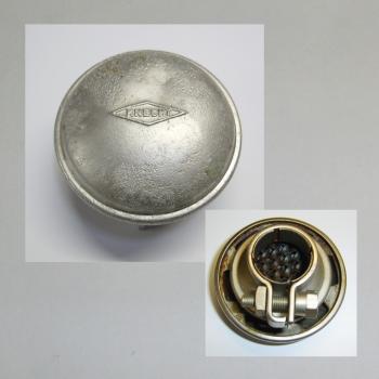 KNECHT Luftfilter offen, Anschluss: 20mm, für Victoria FM38L (Ausführung "C") ---neu vernickelt---