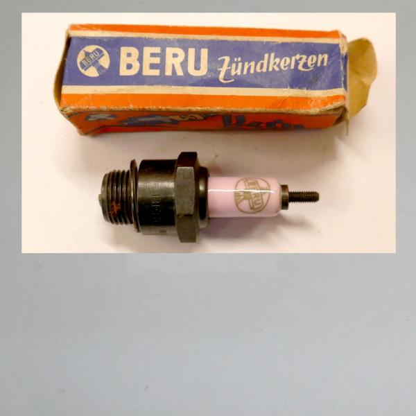 Zündkerze M145T1---M18x1,5---Wärmewert 145---Fabrikat Beru (Original alt, OVP) 30er/ 40er Jahre