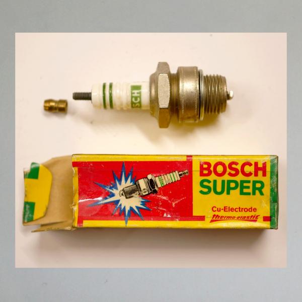 Zündkerze M225T1---M18x1,5---Wärmewert 225---Fabrikat Bosch (Original alt, OVP, NOS) 60er- 80er Jahre