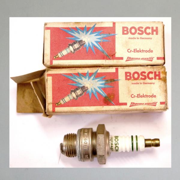 Zündkerze M260T1---M18x1,5---Wärmewert 260---Fabrikat Bosch (Original alt, OVP, NOS) 60er Jahre