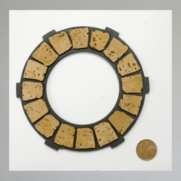 Kupplungsscheibe für Maico/ Heinkel Kabine/ Tourist, Stahlscheibe mit Reibbelag---Repro NEU--- - Kopie