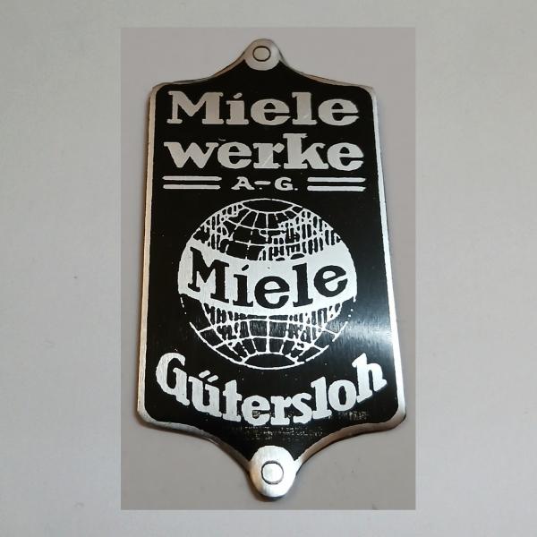 Steuerkopfschild für Miele Fahrrad Gütersloh