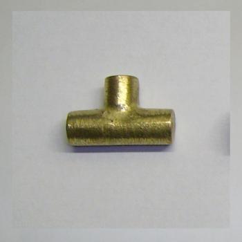 T-Stück Messing für 5-6mm Leitung---Rohling Messingguss