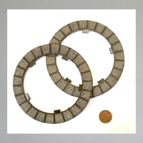 Kupplungsscheibe für NSU Fox 2 Takt und 4 Takt, Reibbelag auf Stahl---Original NEU von Surflex---