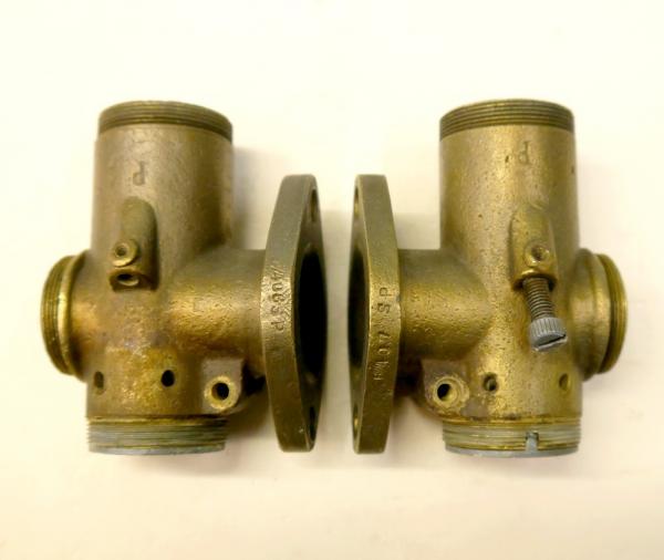 Amal Mischkammer R12 rechts und links (Satz) Originalgehäuse von Fischer Amal