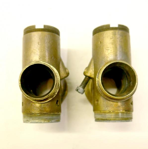 Amal Mischkammer R12 rechts und links (Satz) Originalgehäuse von Fischer Amal