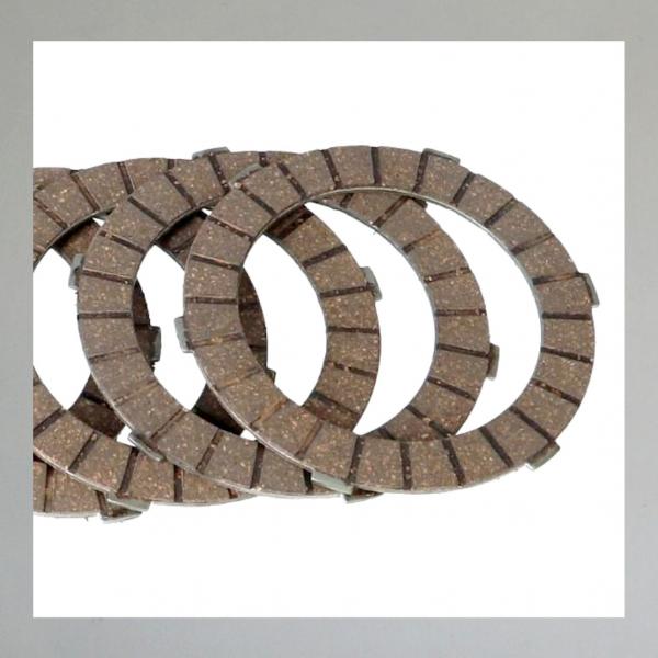 Kupplungsscheibe für Puch 125RL, 125SV, 125SVS, 175SV, 175SVS, Reibbelag auf Stahl---Repro NEU---