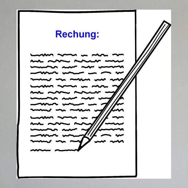 Papierrechung: Hier kannst du eine gedruckte Rechung deines Kaufes auf Papier bekommen