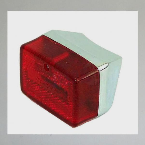 Rücklicht für Mofa und Moped 70er/ 80er Jahre---Repro---ähnlich Ulo/ Impex---verchromt---