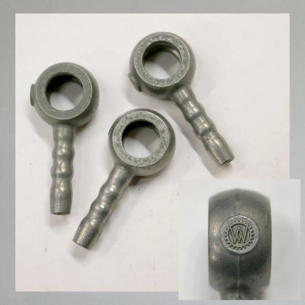 Ringstück (Banjo): Ring innen 10mm, Schlauchtülle 6mm---Original AW---mit AW Zeichen---