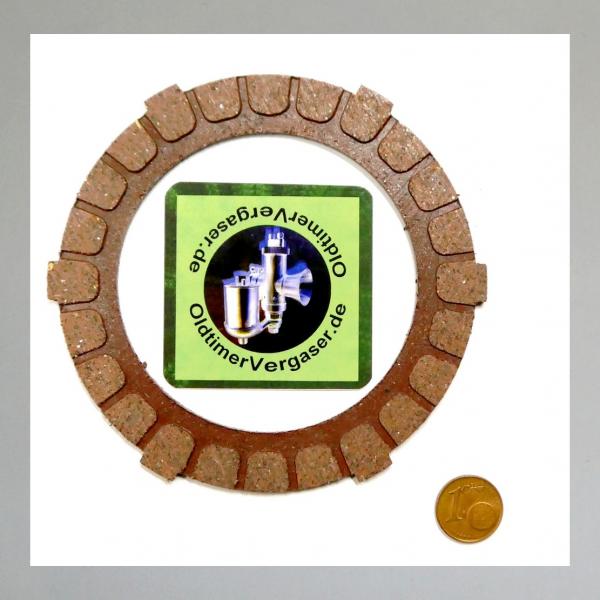 Kupplungsscheibe für DKW RT 125, RT 125W, RT 125/2, Ardie, Dürkopp, NSU: Bakelite Scheibe---Repro NEU---