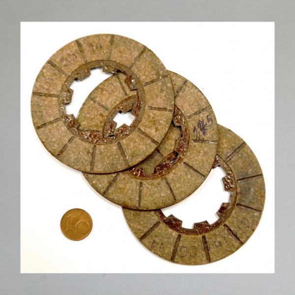 Kupplungsscheibe für Rex Motoren, Reibbelag auf Stahl, von DIRING---Original NEU---