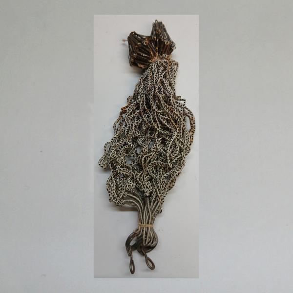 Rockschutznetz Fahrradnetz passend für 26" und 28", weiß/schwarz