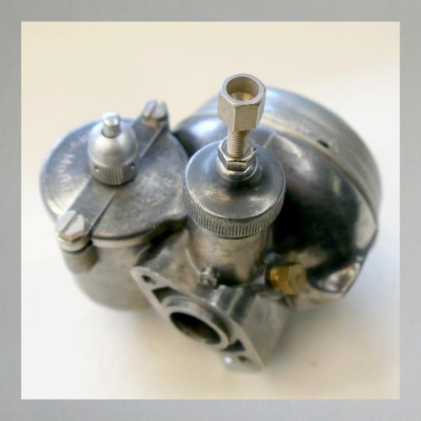 Fichtel+Sachs Vergaser 98 Modelle ab 1950, 3PS - 40mm Bolzenabstand---Filterkappe silbern lackiert---